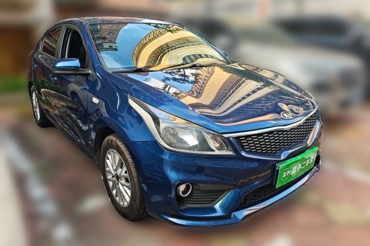 Used Kia K2 2017 Sedan 1.4L Automatic GLS Front Right 45 Deg