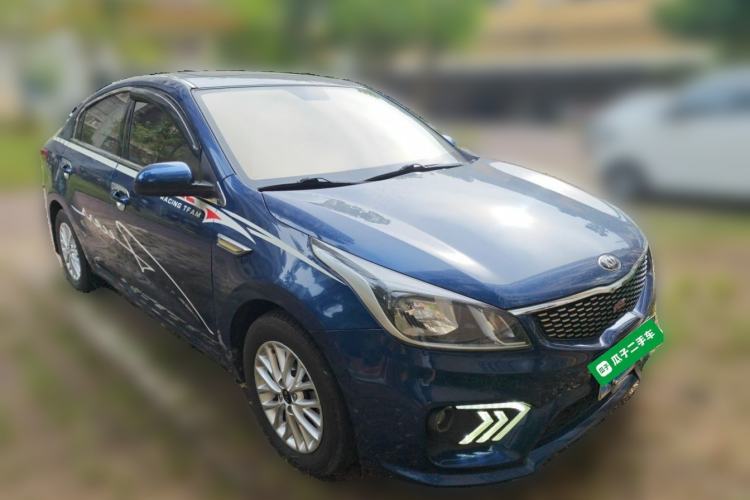 Used Kia K2 2017 Sedan 1.4L Automatic GLS Front Right 45 Deg