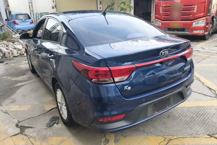Used Kia K2 2017 Sedan 1.4L Automatic GLS Rear Left 45 Deg