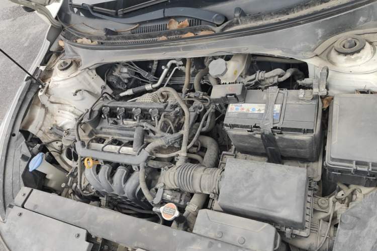 Used Kia K2 2017 Sedan 1.4L Manual Transmission GLS Engine Bay