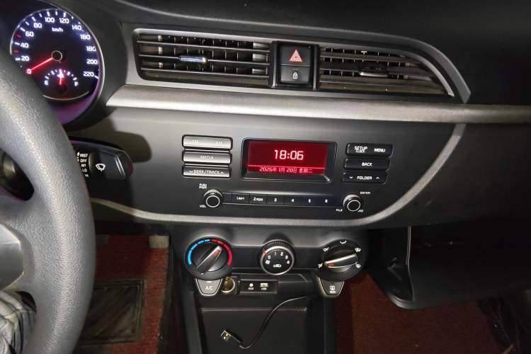 Used Kia K2 2017 Sedan 1.4L Manual Transmission GLS Audio And AC Panel