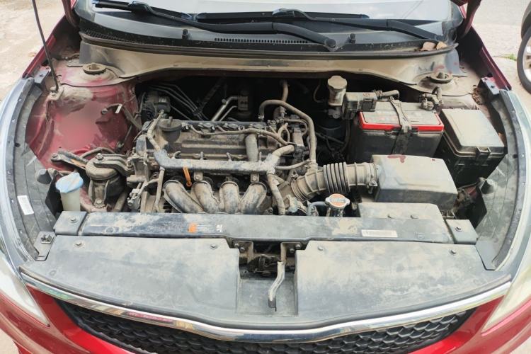 Used Kia K2 2017 Sedan 1.4L Manual Transmission GLS Engine Bay