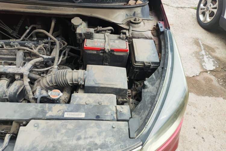 Used Kia K2 2017 Sedan 1.4L Manual Transmission GLS Engine Bay Left