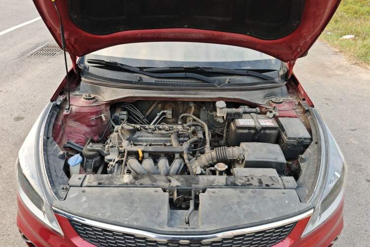 Used Kia K2 2017 Sedan 1.4L Automatic GLS Engine Bay
