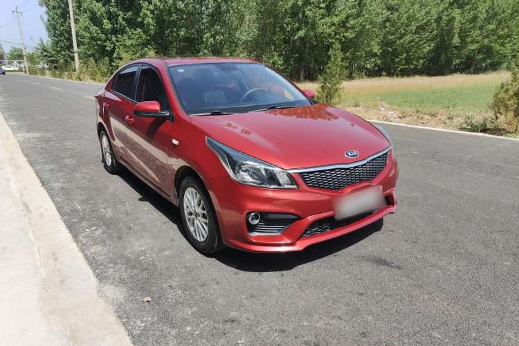 Used Kia K2 2017 Sedan 1.4L Automatic Transmission 15th Anniversary Special Edition GLS Exterior 2