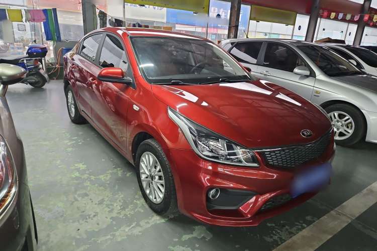 Used Kia K2 2017 Sedan 1.4L Automatic GLS Exterior 2