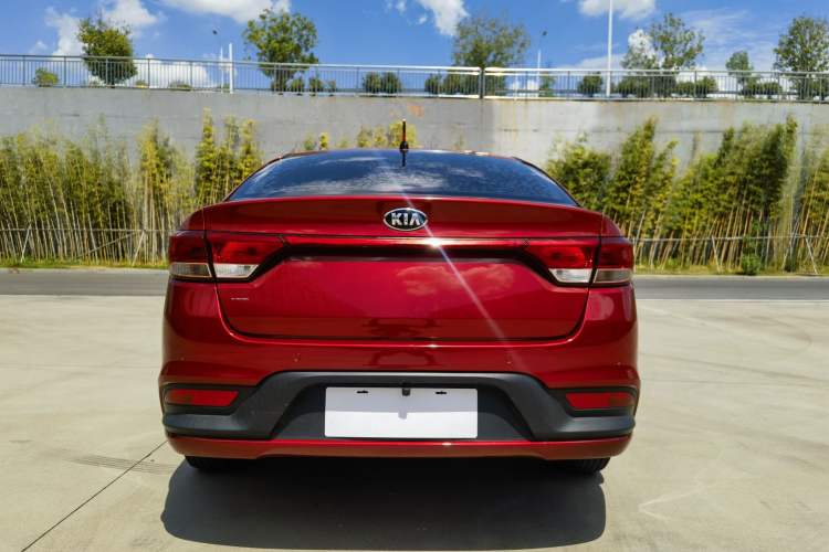Used Kia K2 2017 Sedan 1.4L Manual Transmission 15th Anniversary Special Edition GLS Exterior 3