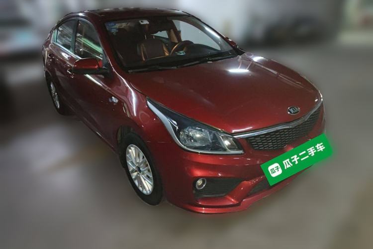 Used Kia K2 2017 Sedan 1.4L Automatic GLS Front Right 45 Deg