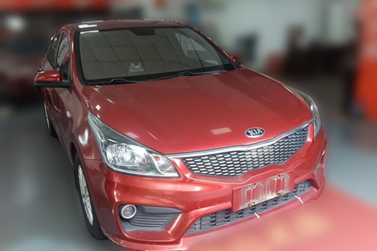 Used Kia K2 2017 Sedan 1.4L Automatic GLS Front Right 45 Deg