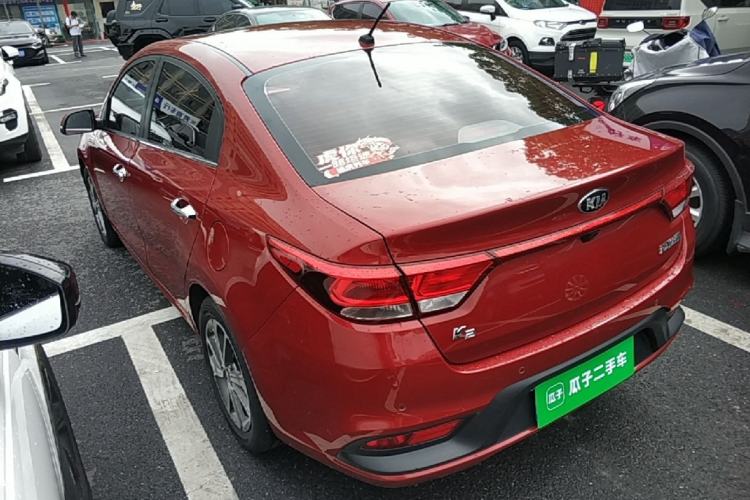 Used Kia K2 2017 Sedan 1.6L AT Premium Rear Left 45 Deg
