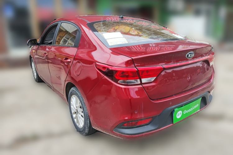 Used Kia K2 2017 Sedan 1.4L Manual Transmission GLS Rear Left 45 Deg