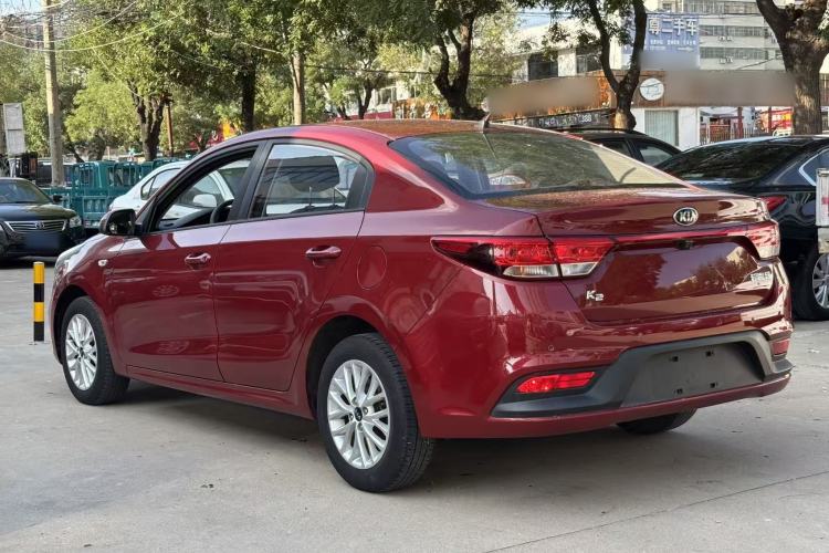 Used Kia K2 2017 Sedan 1.4L Automatic GLS Rear Left 45 Deg