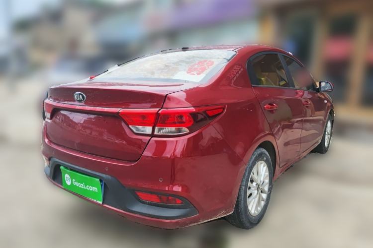Used Kia K2 2017 Sedan 1.4L Manual Transmission GLS Rear Right 45 Deg