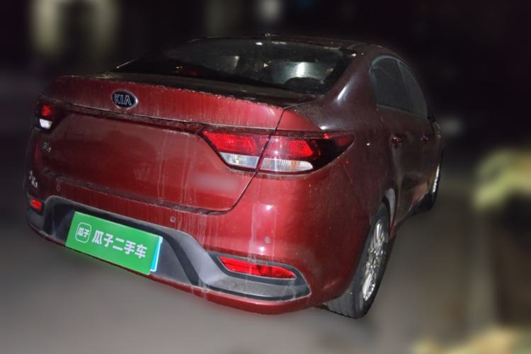 Used Kia K2 2017 Sedan 1.4L Manual Transmission GLS Rear Right 45 Deg