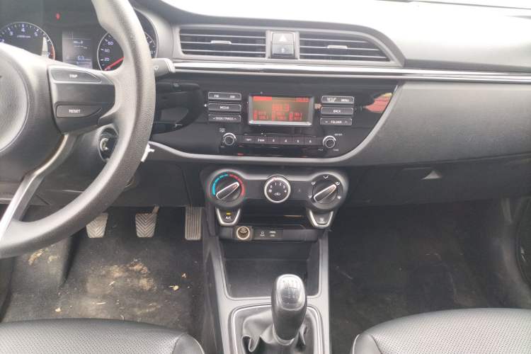 Used Kia K2 2017 Sedan 1.4L Manual Transmission 15th Anniversary Special Edition GLS Audio And AC Panel