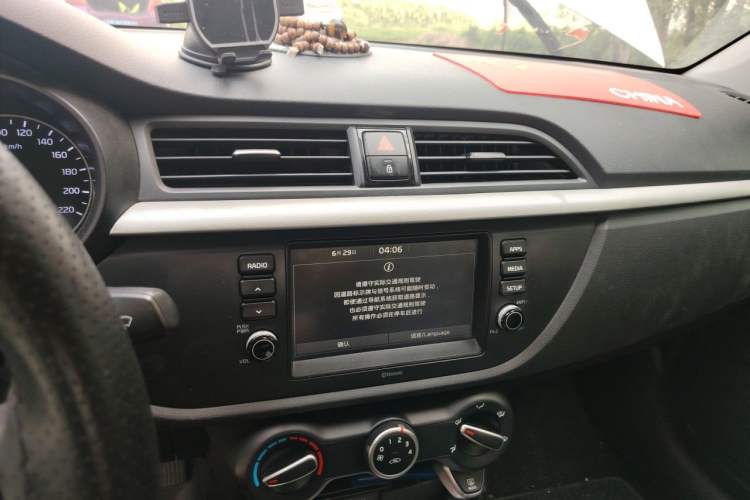 Used Kia K2 2017 Sedan 1.4L Automatic GLS Audio And AC Panel