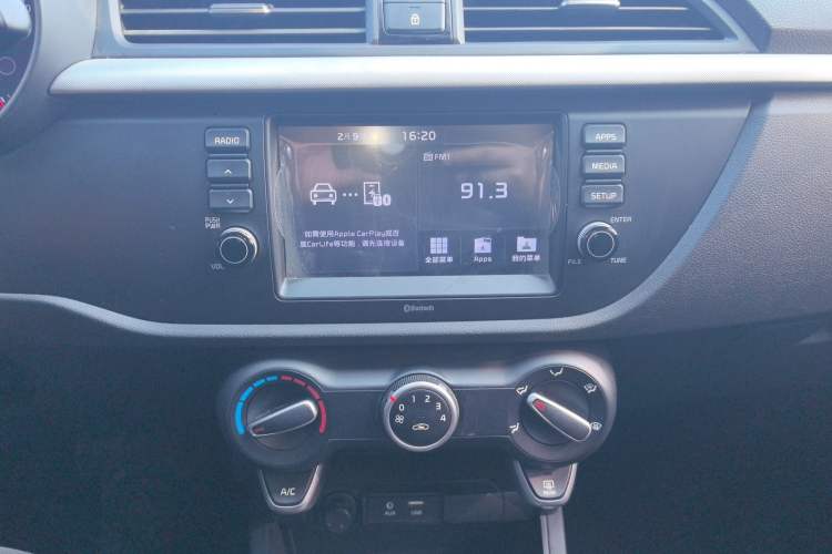 Used Kia K2 2017 Sedan 1.4L Automatic GLS Audio And AC Panel