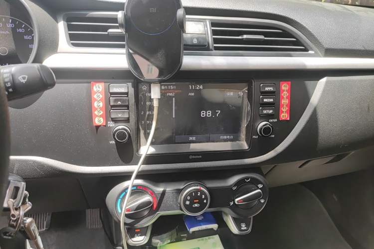 Used Kia K2 2017 Sedan 1.4L Automatic GLS Audio And AC Panel
