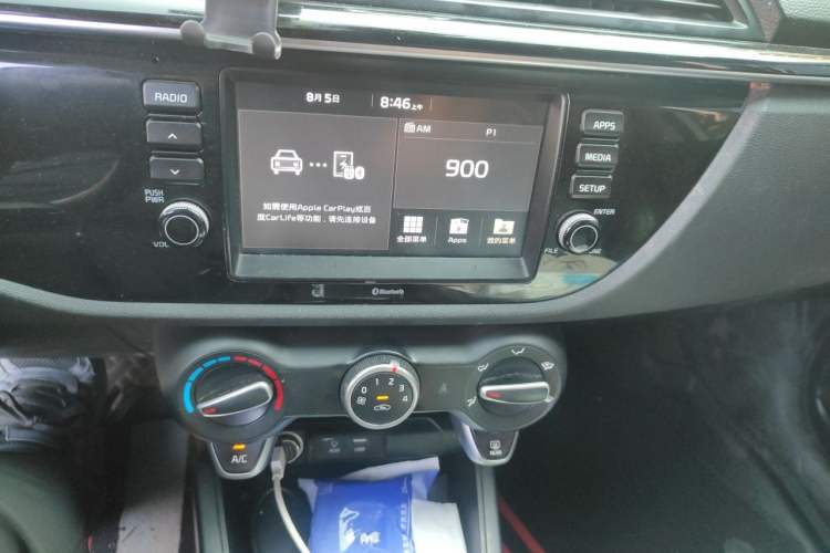 Used Kia K2 2017 Sedan 1.4L Automatic Transmission 15th Anniversary Special Edition GLS Audio And AC Panel