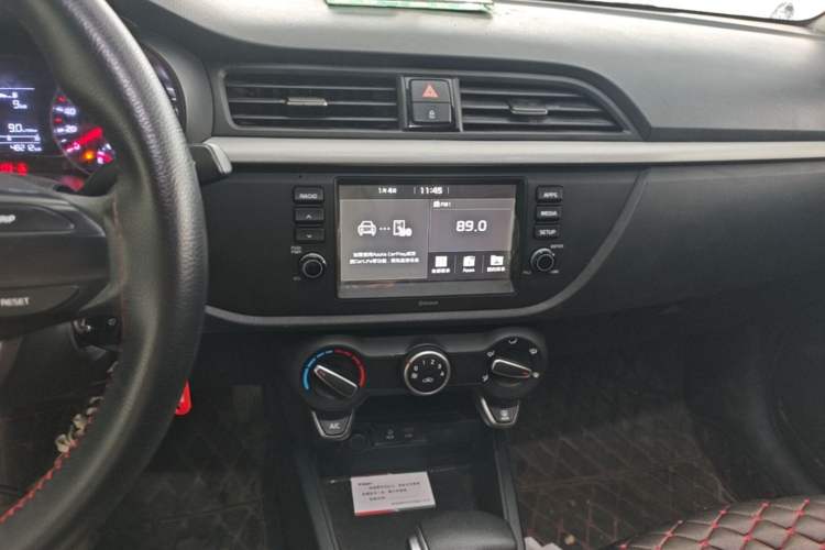 Used Kia K2 2017 Sedan 1.4L Automatic GLS Audio And AC Panel