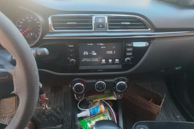 Used Kia K2 2017 Sedan 1.4L Automatic Transmission 15th Anniversary Special Edition GLS Audio And AC Panel