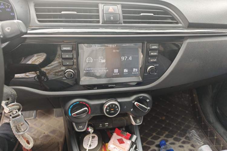 Used Kia K2 2017 Sedan 1.4L Automatic Transmission 15th Anniversary Special Edition GLS Audio And AC Panel