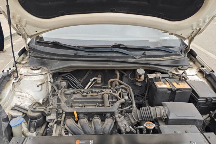 Used Kia K2 2017 Sedan 1.4L Automatic Transmission 15th Anniversary Special Edition GLS Engine Bay
