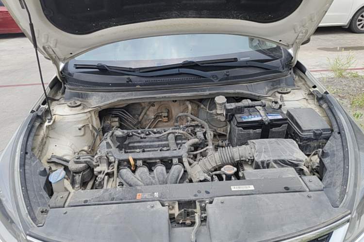 Used Kia K2 2017 Sedan 1.4L Automatic GLS Engine Bay