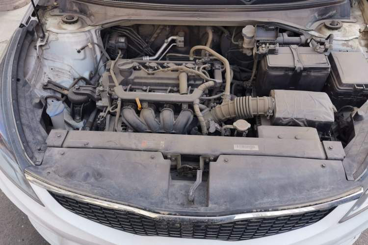 Used Kia K2 2017 Sedan 1.4L Automatic GLS Engine Bay