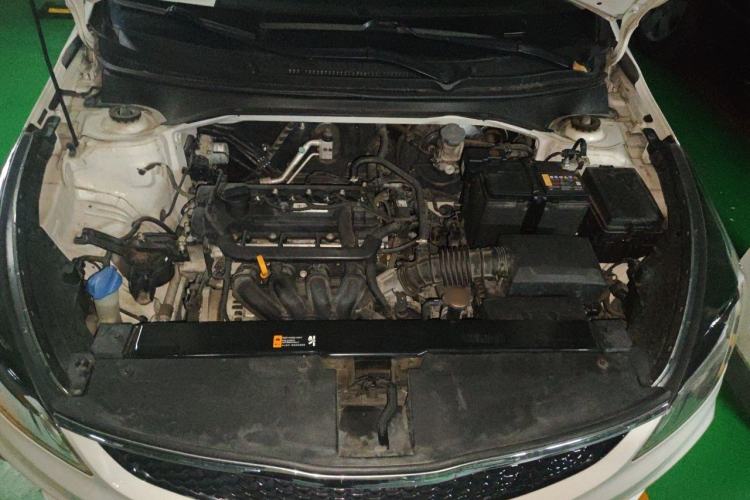 Used Kia K2 2017 Sedan 1.4L Manual Transmission GLS Engine Bay