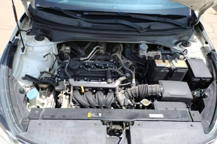 Used Kia K2 2017 Sedan 1.4L Automatic GLS Engine Bay
