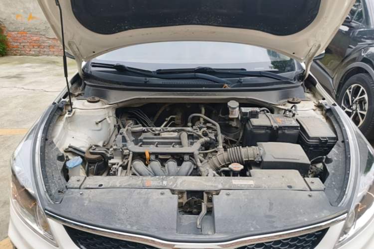 Used Kia K2 2017 Sedan 1.4L Manual Transmission 15th Anniversary Special Edition GLS Engine Bay