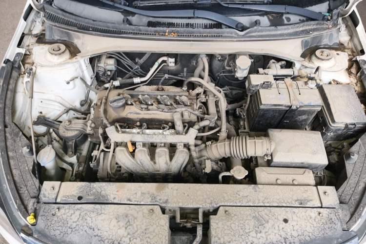 Used Kia K2 2017 Sedan 1.4L Automatic GLS Engine Bay