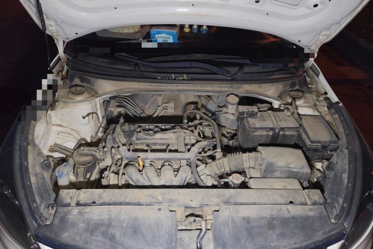Used Kia K2 2017 Sedan 1.4L Manual Transmission 15th Anniversary Special Edition GLS Engine Bay