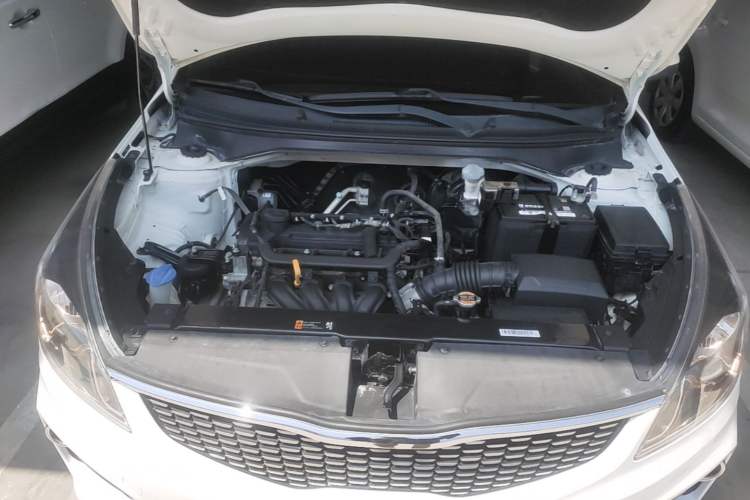 Used Kia K2 2017 Sedan 1.4L Automatic Transmission 15th Anniversary Special Edition GLS Engine Bay