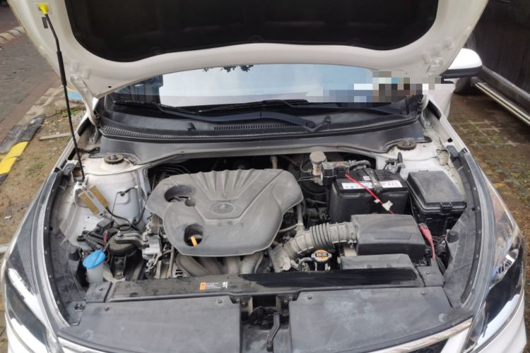 Used Kia K2 2017 Sedan 1.4L Manual Transmission 15th Anniversary Special Edition GLS Engine Bay