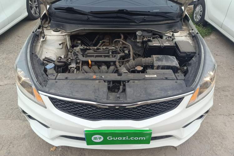 Used Kia K2 2017 Sedan 1.4L Manual Transmission GLS Engine Bay