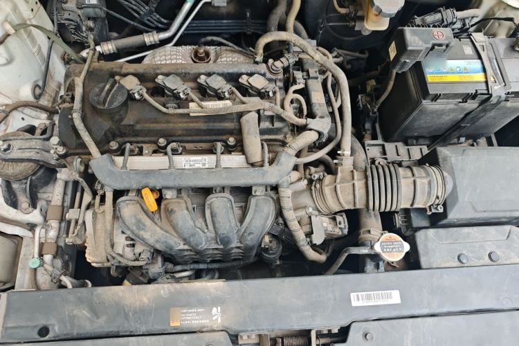 Used Kia K2 2017 Sedan 1.4L Manual Transmission GLS Engine Bay