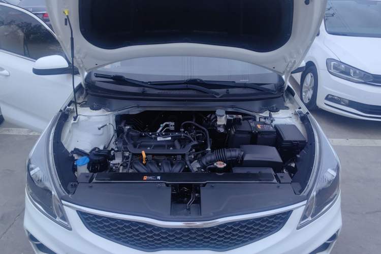Used Kia K2 2017 Sedan 1.4L Manual Transmission 15th Anniversary Special Edition GLS Engine Bay