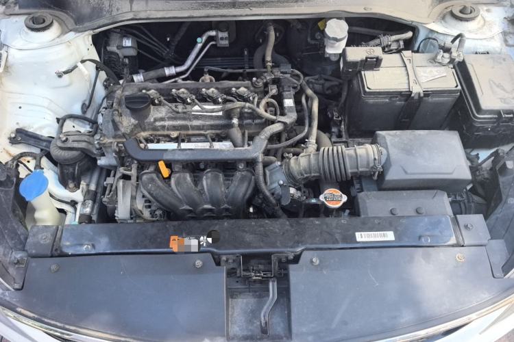 Used Kia K2 2017 Sedan 1.4L Manual Transmission GLS Engine Bay