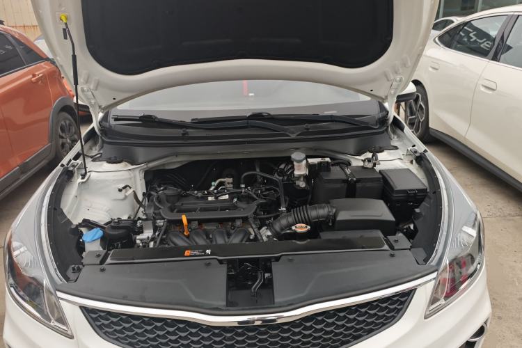 Used Kia K2 2017 Sedan 1.4L Manual Transmission 15th Anniversary Special Edition GLS Engine Bay