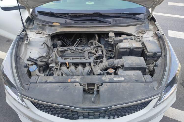 Used Kia K2 2017 Sedan 1.4L Automatic Transmission 15th Anniversary Special Edition GLS Engine Bay