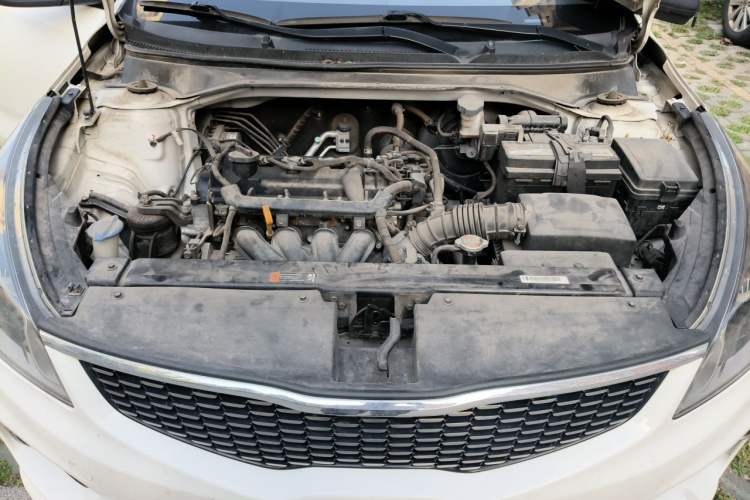 Used Kia K2 2017 Sedan 1.4L Automatic GLS Engine Bay