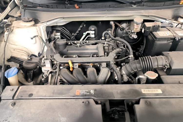 Used Kia K2 2017 Sedan 1.4L Automatic GLS Engine Bay