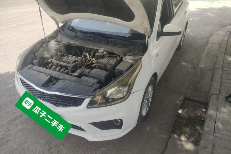 Used Kia K2 2017 Sedan 1.4L Manual Transmission GLS Engine Bay Left