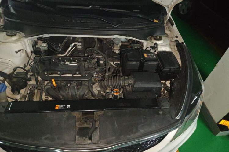 Used Kia K2 2017 Sedan 1.4L Manual Transmission GLS Engine Bay Left