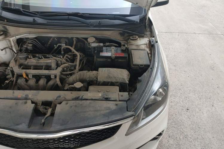 Used Kia K2 2017 Sedan 1.4L Manual Transmission GLS Engine Bay Left