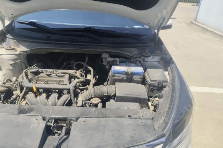 Used Kia K2 2017 Sedan 1.4L Automatic Transmission 15th Anniversary Special Edition GLS Engine Bay Left