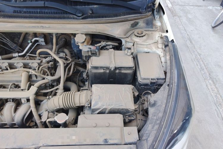 Used Kia K2 2017 Sedan 1.4L Manual Transmission GLS Engine Bay Left