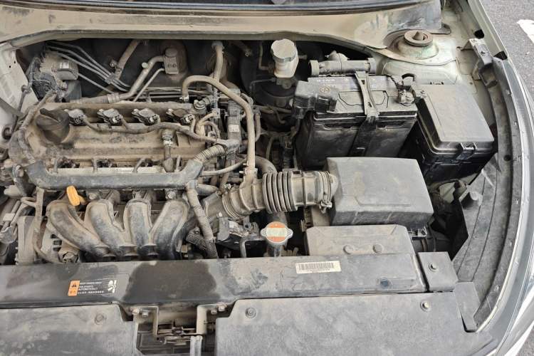 Used Kia K2 2017 Sedan 1.4L Automatic GLS Engine Bay Left
